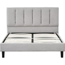  Primo International Ann B3691LIST0XB5Q Queen Upholstered Platform Bed - Stone IMAGE 2