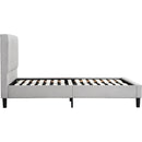  Primo International Ann B3691LIST0XB5Q Queen Upholstered Platform Bed - Stone IMAGE 4