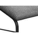  Monarch I 1014 5Pcs Dinette - White Marble Top/Black Metal IMAGE 8