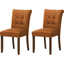  Monarch I 1221 Set of 2 Dining Chairs - Orange IMAGE 1