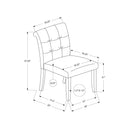  Monarch I 1221 Set of 2 Dining Chairs - Orange IMAGE 4