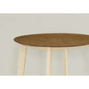  Monarch I 1326 30"Dia Dining Table -Cream/Oak Veneer Top IMAGE 2