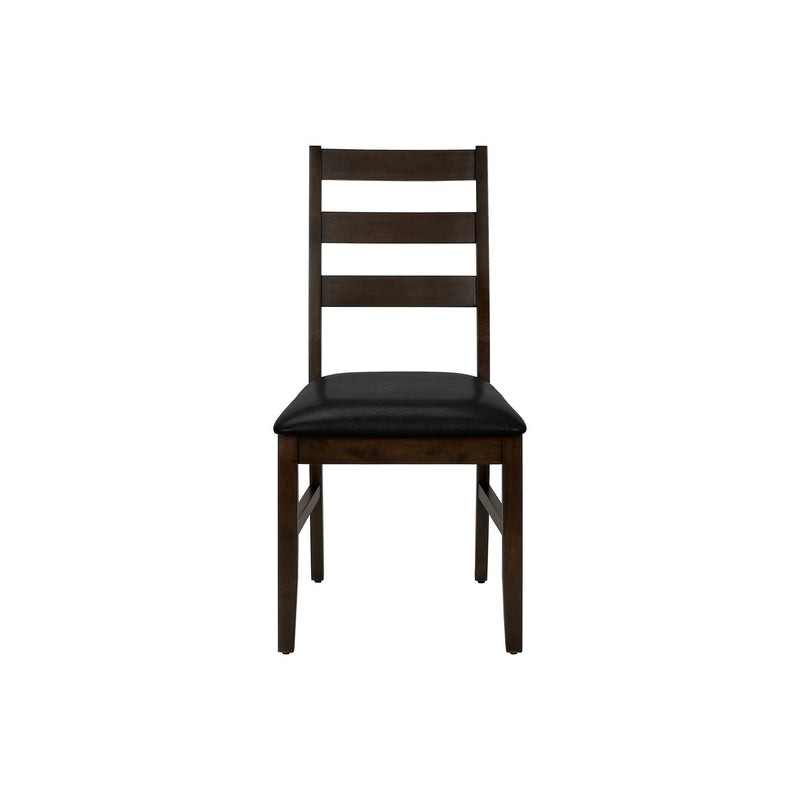  Monarch I 1332 37"H Dining Chair - Espresso/Black Pu Seat IMAGE 3
