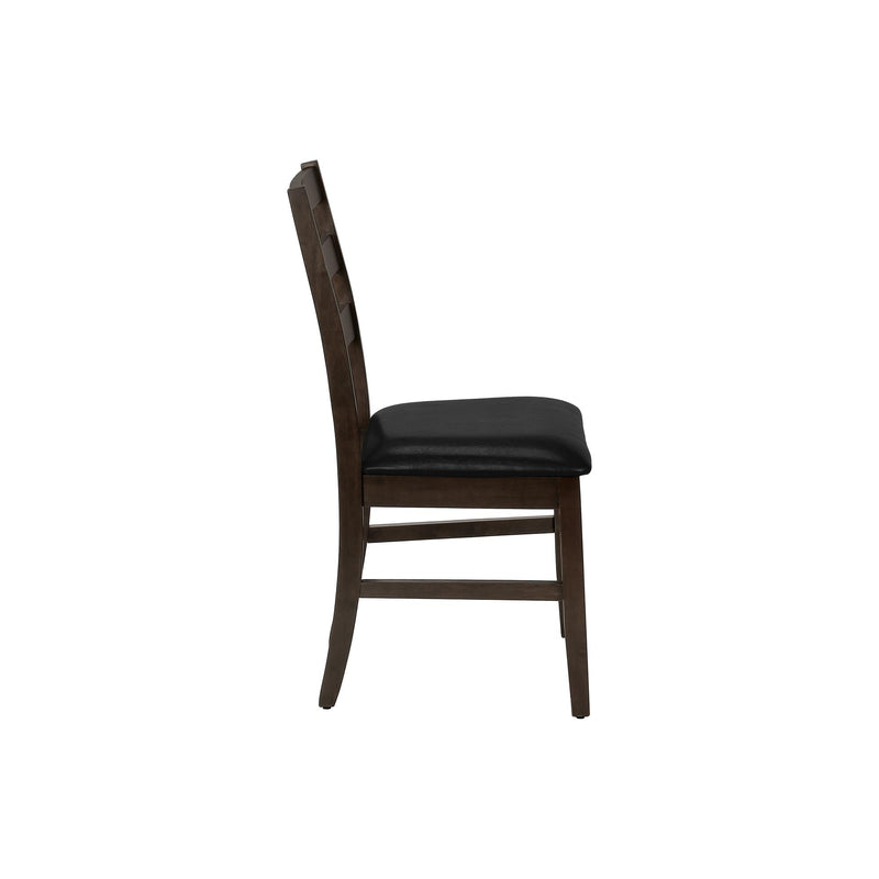  Monarch I 1332 37"H Dining Chair - Espresso/Black Pu Seat IMAGE 6