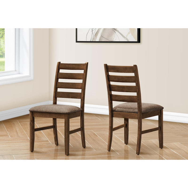  Monarch I 1355 38"H Dining Chair - Upholstered Brown Fabric IMAGE 1