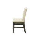  Monarch I 1376 37"H Dining Chair - Grey/Cream Fabric Seat IMAGE 4