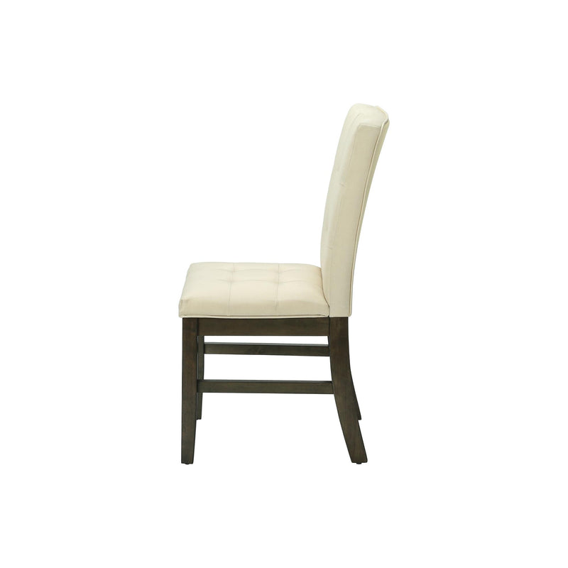  Monarch I 1376 37"H Dining Chair - Grey/Cream Fabric Seat IMAGE 4