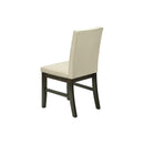  Monarch I 1376 37"H Dining Chair - Grey/Cream Fabric Seat IMAGE 5