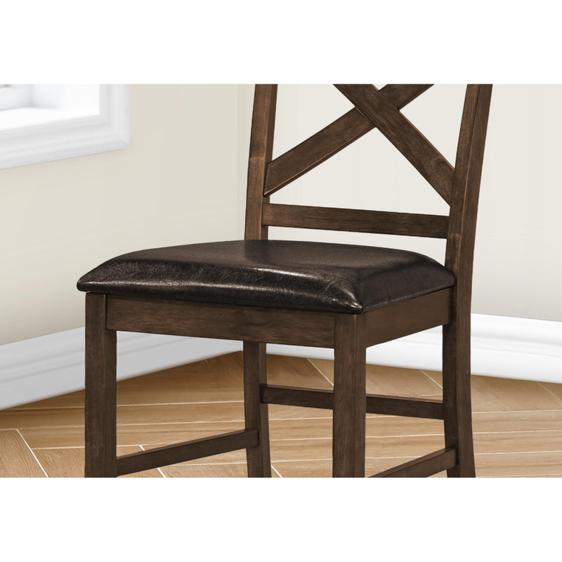  Monarch I 1388 42"H Counter Height Dining Chair - Dark Walnut IMAGE 2