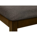  Monarch I 1396 37"H Dining Chair - Brown Walnut/Brown Fabric IMAGE 8