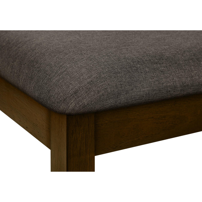  Monarch I 1396 37"H Dining Chair - Brown Walnut/Brown Fabric IMAGE 8