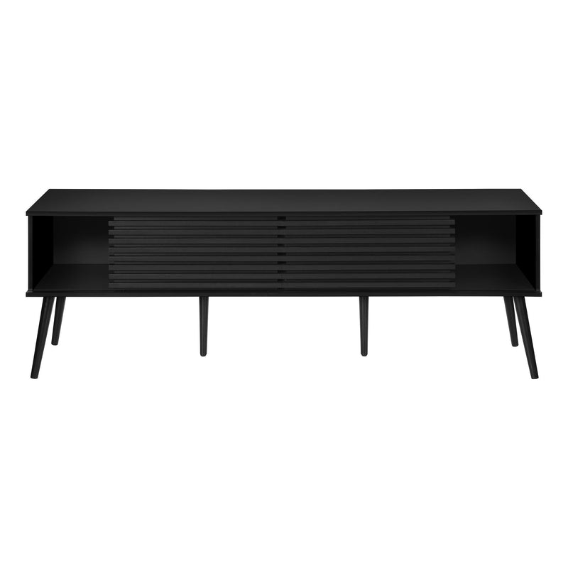  Monarch I 2783 72"L TV Stand - Black with 2 Doors IMAGE 4
