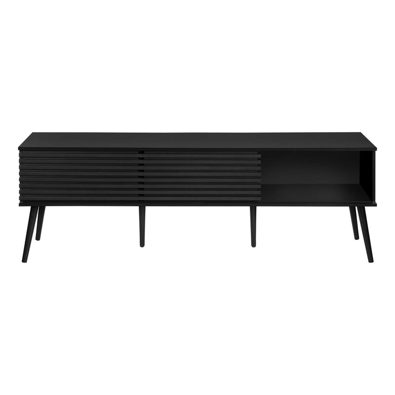  Monarch I 2783 72"L TV Stand - Black with 2 Doors IMAGE 6