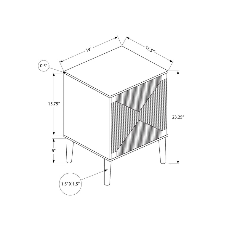  Monarch I 2794 23"H - Light Walnut/Seagrass IMAGE 4
