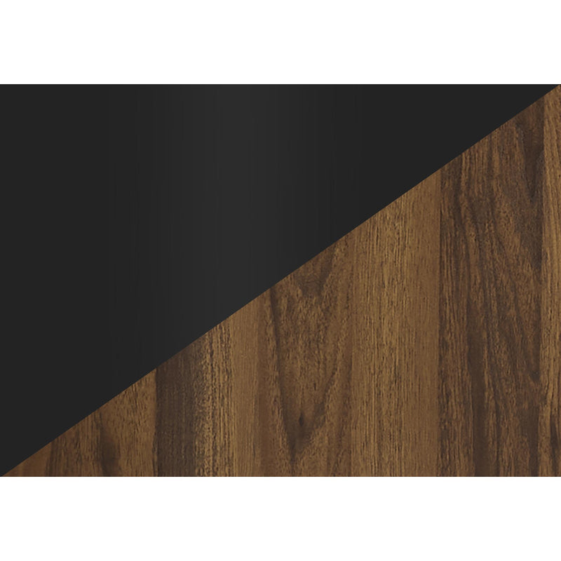  Monarch I 2798 72"L TV Stand - Black with 4 Brown Wood-Look Doors IMAGE 11