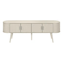  Monarch I 2799 72"L TV Stand - Antique White with 4 Doors IMAGE 3