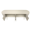  Monarch I 2799 72"L TV Stand - Antique White with 4 Doors IMAGE 6