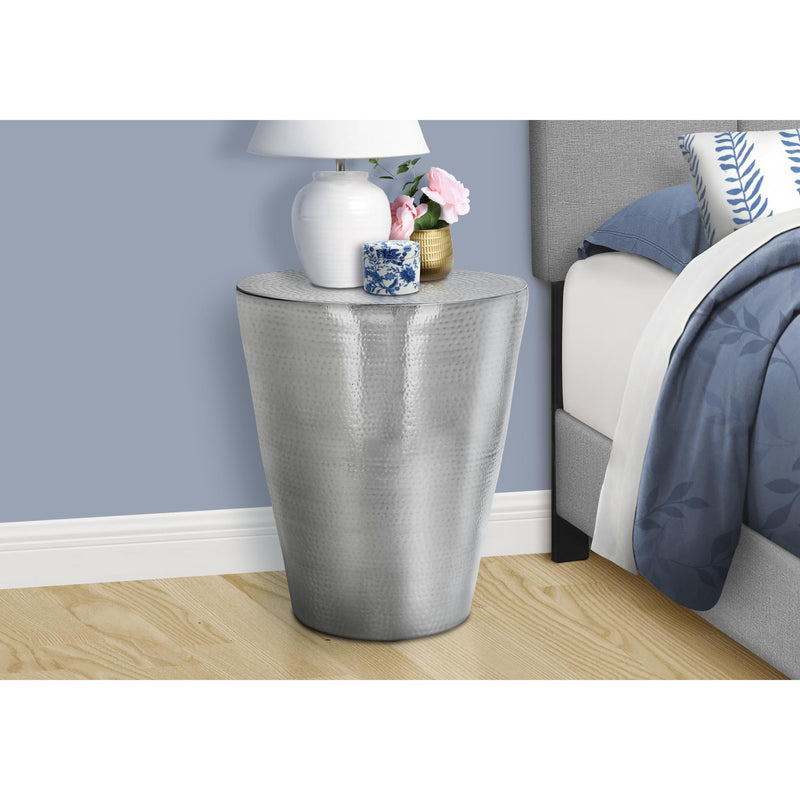  Monarch I 3925 22"H - Chrome Iron Metal Drum IMAGE 2