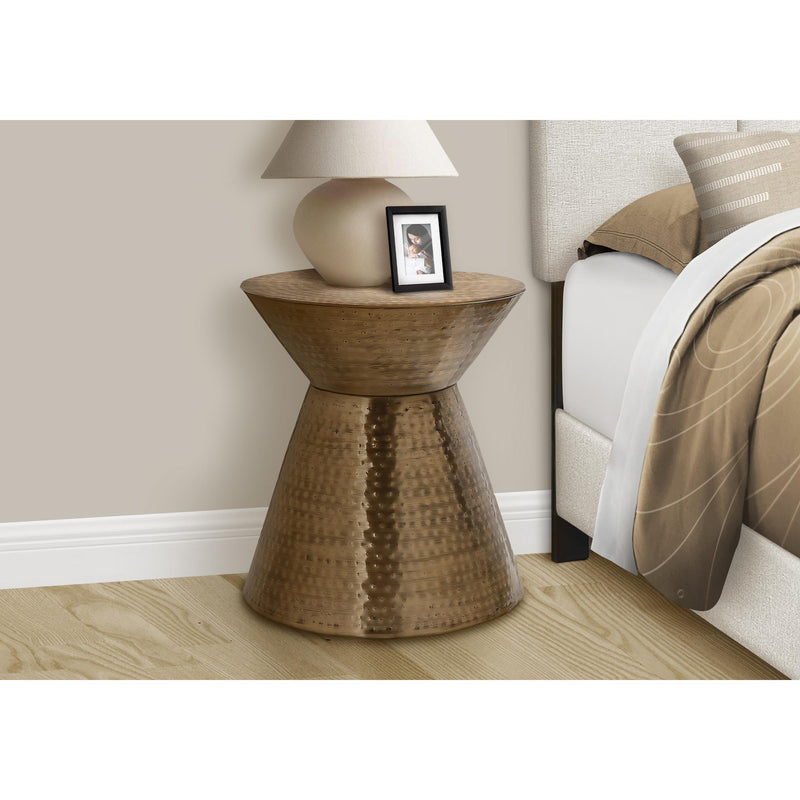  Monarch I 3928 22"H - Copper Iron Metal Drum IMAGE 2