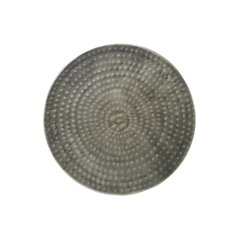  Monarch I 3929 22"H - Silver Grey Iron Metal Drum IMAGE 6