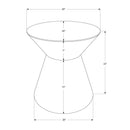  Monarch I 3929 22"H - Silver Grey Iron Metal Drum IMAGE 7