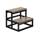  Monarch I 4000 2 Step Stool - Dark Taupe/Black Metal IMAGE 3