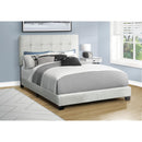 Monarch I 5801F Full Bed - Light Grey Boucle Fabric IMAGE 1