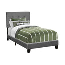  Monarch I 5803T Twin Bed - Dark Grey Boucle Fabric IMAGE 2