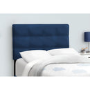  Monarch I 5918T Twin Bed - Navy Blue Velvet IMAGE 2