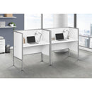  Monarch I 7729 48"L Office Cubicle - White/ Silver IMAGE 2