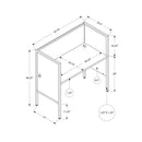  Monarch I 7729 48"L Office Cubicle - White/ Silver IMAGE 4