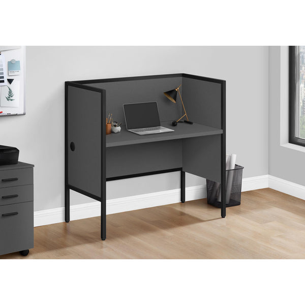 Monarch I 7734 48"L Office Cubicle - Grey/ Black IMAGE 1