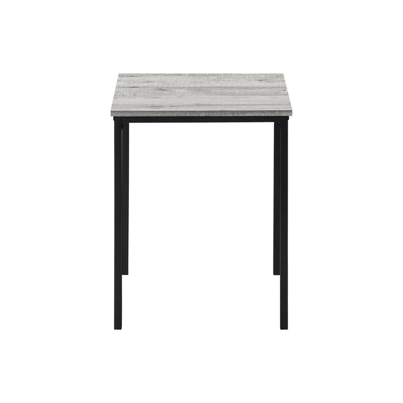  Monarch I 7896P 3Pcs Occasional Table Set - Grey/Black Metal IMAGE 7