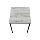  Monarch I 7896P 3Pcs Occasional Table Set - Grey/Black Metal IMAGE 8