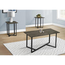  Monarch I 7975P 3Pcs Occasional Table Set - Dark Bronze/Black Metal IMAGE 1