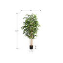  Monarch I 9592 83"H - Indoor Bamboo Tree In A 8" Pot IMAGE 3
