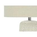  Monarch I 9605 31"H Table Lamp - Cream Ceramic/Beige Shade IMAGE 4