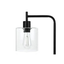  Monarch I 9637 20"H Table Lamp - Black Metal/Glass Shade/Usb IMAGE 4