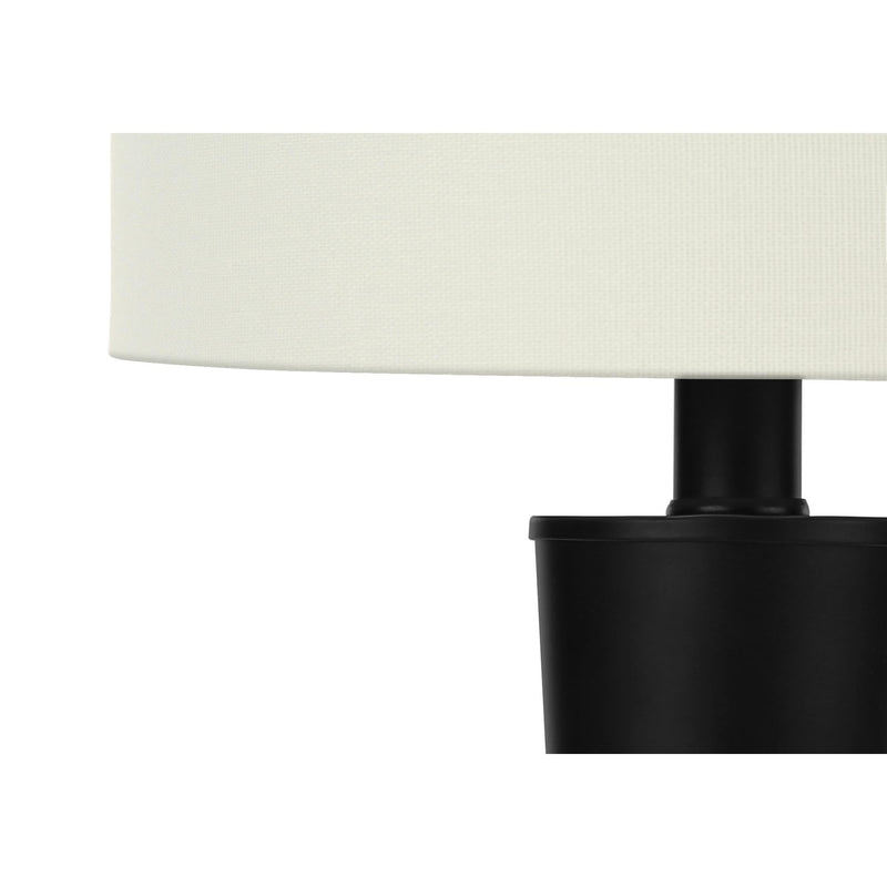  Monarch I 9643 24"H Table Lamp - Black/Ivory/Usb IMAGE 4