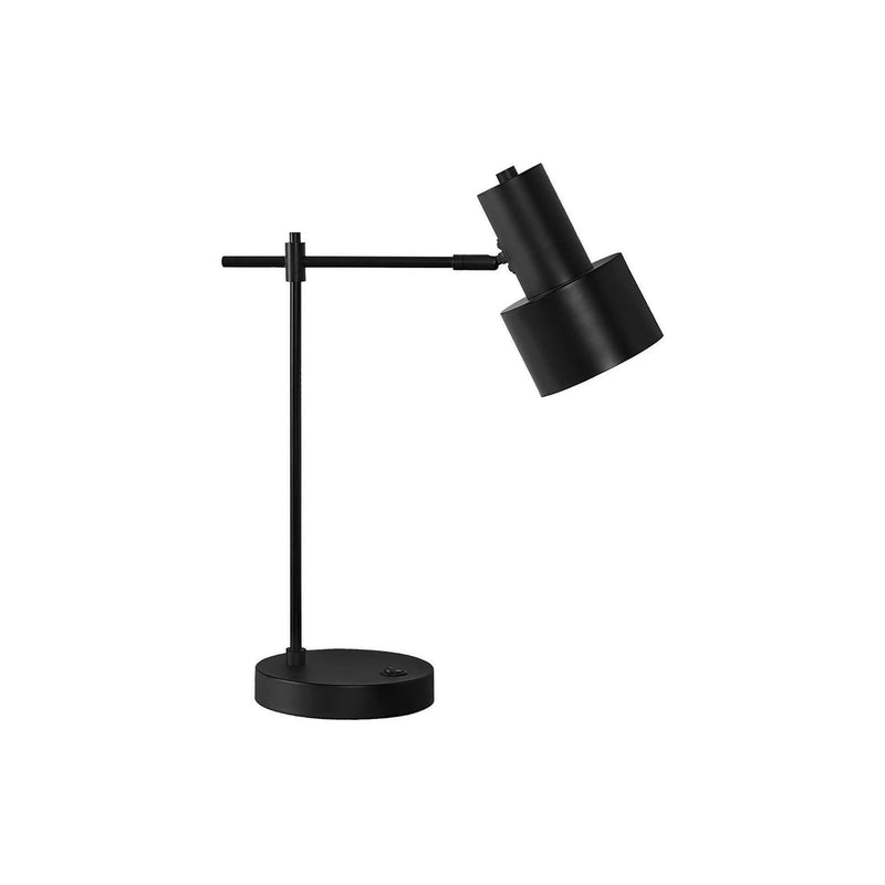 Monarch I 9647 21"H Table Lamp - Black Metal/Black Shade/Usb IMAGE 3