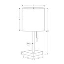 Monarch I 9650 17"H Table Lamp - Black Metal/ Beige /Usb IMAGE 7
