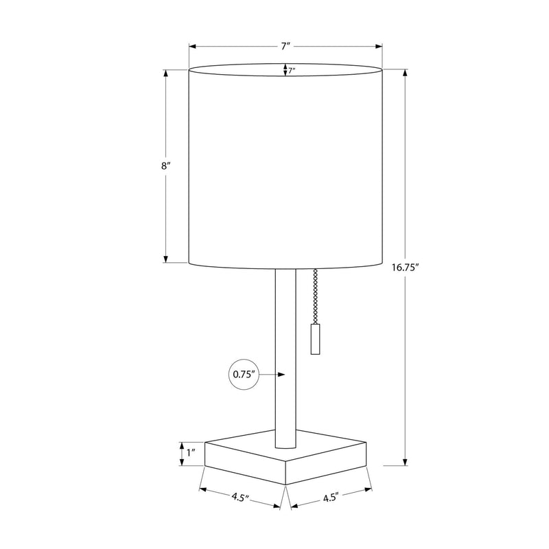  Monarch I 9650 17"H Table Lamp - Black Metal/ Beige /Usb IMAGE 7