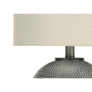  Monarch I 9653 19"H Table Lamp - Grey Resin/Ivory Shade IMAGE 4