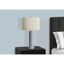  Monarch I 9657 28"H Table Lamp - Nickel Metal/Ivory Shade IMAGE 2