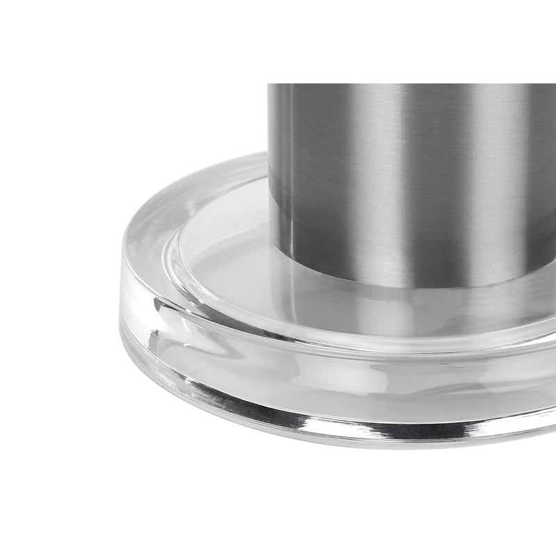  Monarch I 9657 28"H Table Lamp - Nickel Metal/Ivory Shade IMAGE 5