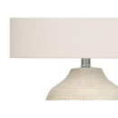  Monarch I 9704 26"H Table Lamp - Cream Ceramic/Ivory Shade IMAGE 5