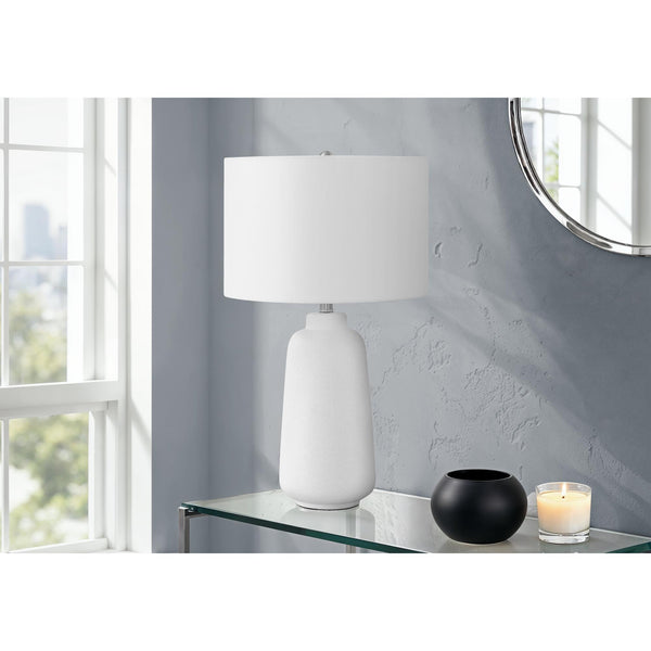  Monarch I 9716 26"H Table Lamp - Cream Ceramic/Ivory Shade IMAGE 1