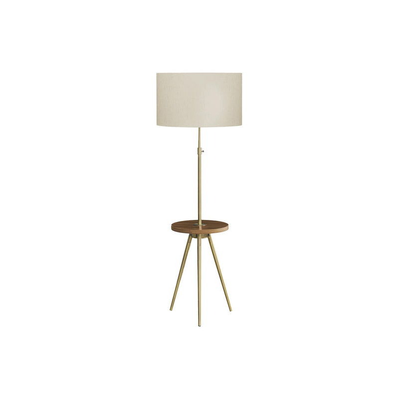  Monarch I 9746 63"H Tripod Floor Lamp - Brass Metal/Usb IMAGE 3