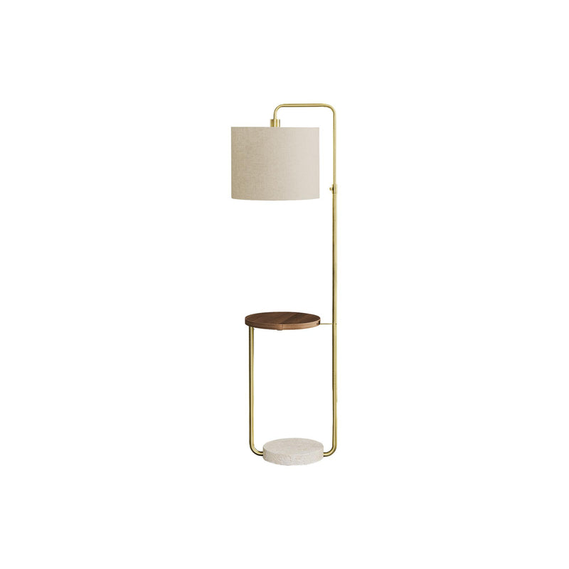  Monarch I 9754 67"H Floor Lamp - Brass Metal/Beige/Usb IMAGE 2