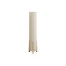  Monarch I 9755 50"H Floor Lamp - Wood Look Base/Ivory IMAGE 3